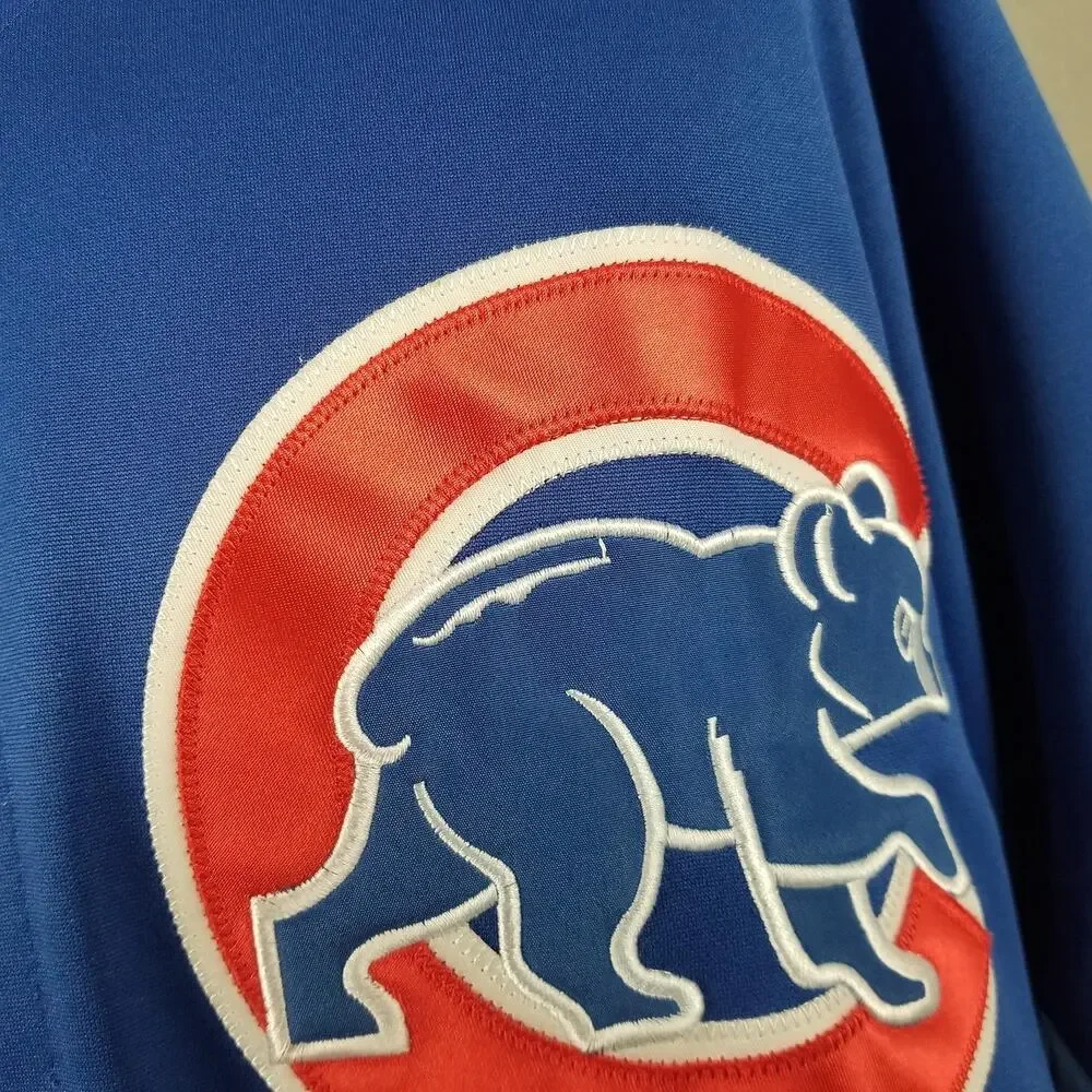 Chicago Cubs Jersey Mens 54‎ Blue MLB Baseball Carlos Zambrano 38 Stitched